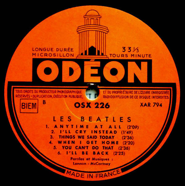 The Beatles - 4 Garçons Dans Le Vent - Chansons Du Film - Vinyl Record VG/VG+ (Pre Loved) - Image 4