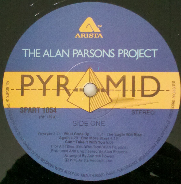 The Alan Parsons Project - Pyramid - Vinyl Record VG+/VG+ (Pre Loved) - Image 2