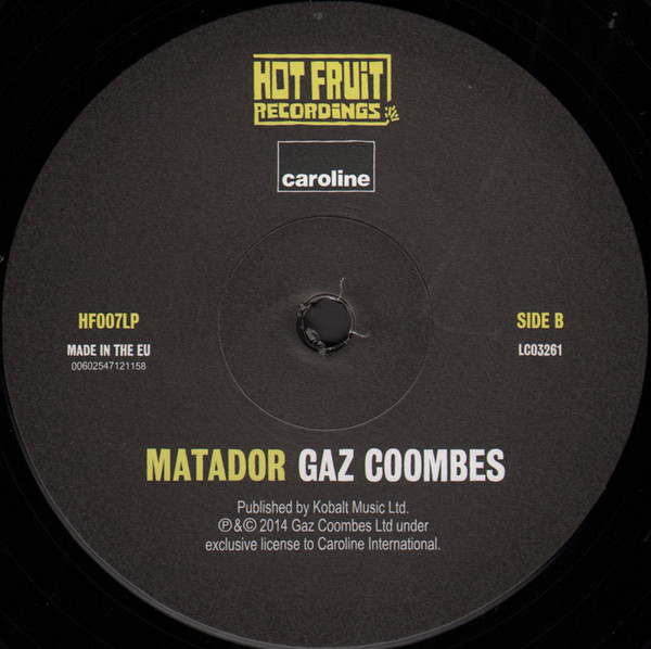 Gaz Coombes - Matador - Vinyl Record NM/NM (Pre Loved) - Image 4