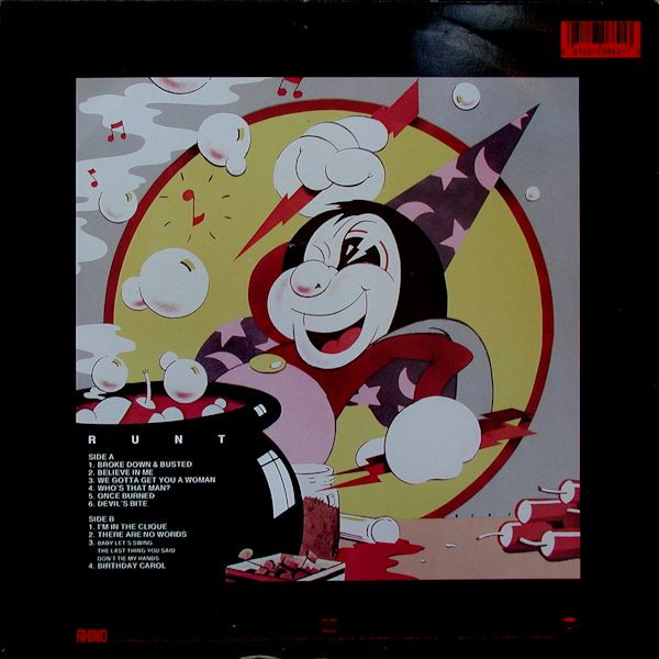 Todd Rundgren - Runt - Vinyl Record VG+/VG+ (Pre Loved) - Image 2