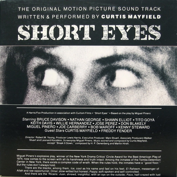 Curtis Mayfield - Short Eyes - The Original Picture Soundtrack - Vinyl Record VG+/VG+ (Pre Loved)