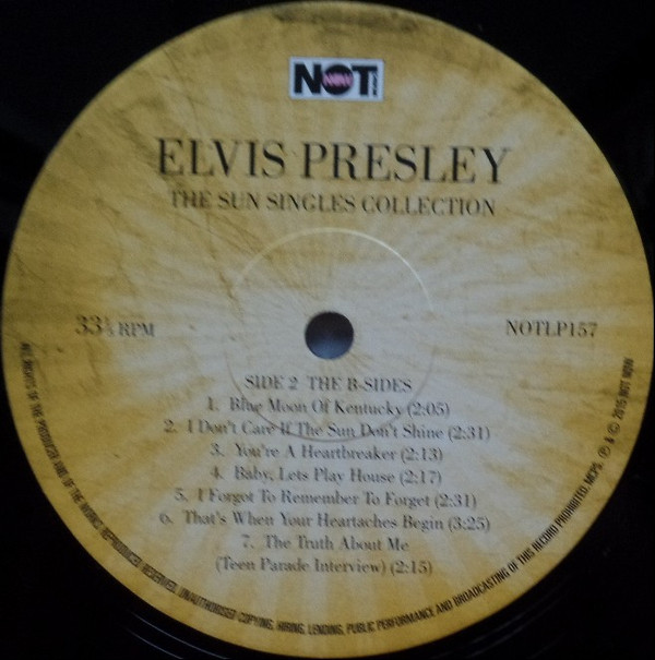 Elvis Presley - The Sun Singles Collection - Vinyl Record – (New / Sealed) - Image 4