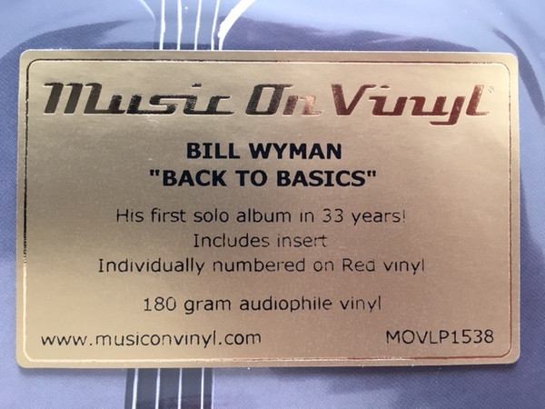Bill Wyman - Back To Basics - Vinyl Record – (New / Sealed) - Image 2