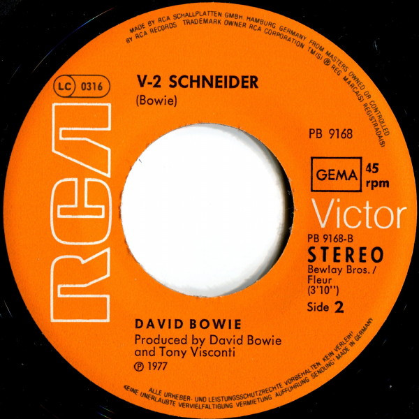 David Bowie - Helden - VG+ / NM or M- (7"-Pre Loved) - Image 4