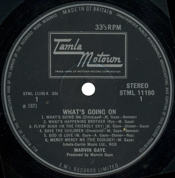 Marvin Gaye - What's Going On - Vinyl Record VG+/VG+ (Pre Loved) - Image 3