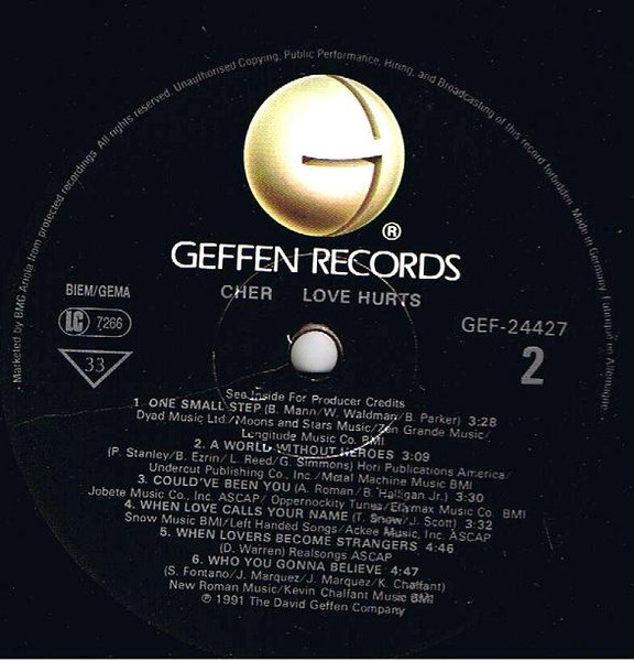 Cher - Love Hurts - Vinyl Record VG+/VG+ (Pre Loved) - Image 4