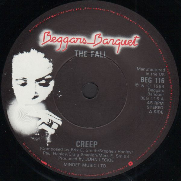 The Fall - C.R.E.E.P. - 7 inch Vinyl Record VG+/VG+ (Pre Loved) - Image 3