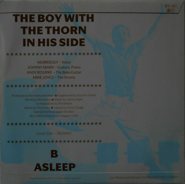 The Smiths - The Boy With The Thorn In His Side - 7 inch Vinyl Record VG+/VG+ (Pre Loved) - Image 2