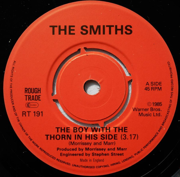 The Smiths - The Boy With The Thorn In His Side - 7 inch Vinyl Record VG+/VG+ (Pre Loved) - Image 3
