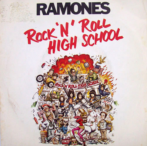 Ramones - Rock 'N' Roll High School - 7 inch Vinyl Record VG+/VG+ (Pre Loved)
