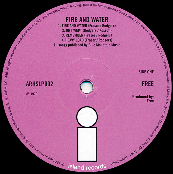 Free - Fire And Water - Vinyl Record – (New / Sealed) - Image 4