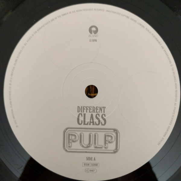 Pulp - Different Class - Vinyl Record – (New / Sealed) - Image 3