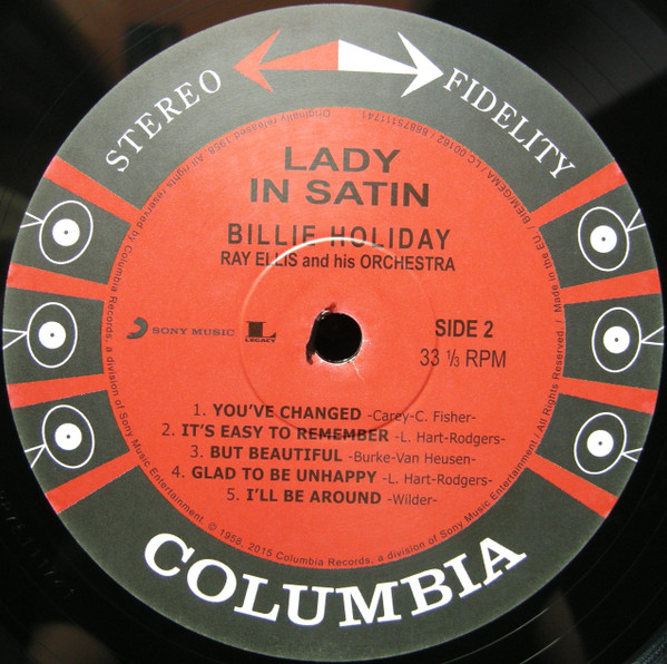 Billie Holiday With Ray Ellis And His Orchestra - Lady In Satin - Vinyl Record NM/NM (Pre Loved) - Image 4