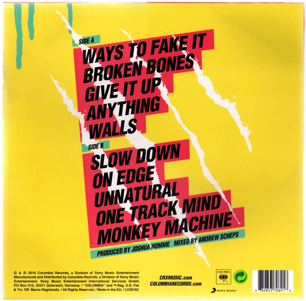 CRX (4) - New Skin - Vinyl Record NM/NM (Pre Loved) - Image 3