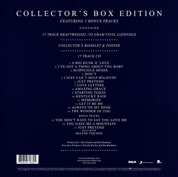 Elvis Presley With Royal Philharmonic Orchestra - The Wonder Of You - Vinyl Record – (New / Sealed) - Image 2