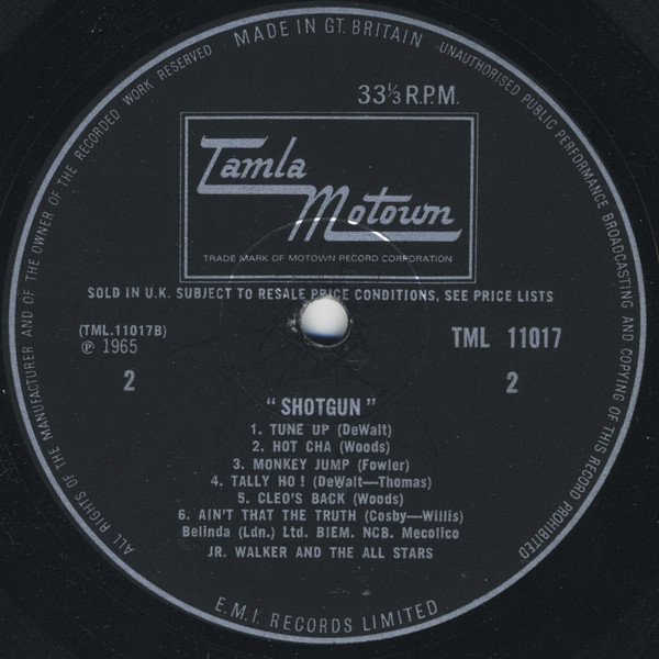 Junior Walker & The All Stars - Shotgun - Vinyl Record VG+/VG+ (Pre Loved) - Image 3