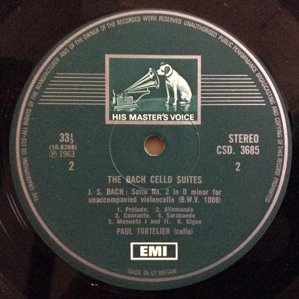 Johann Sebastian Bach, Paul Tortelier-2