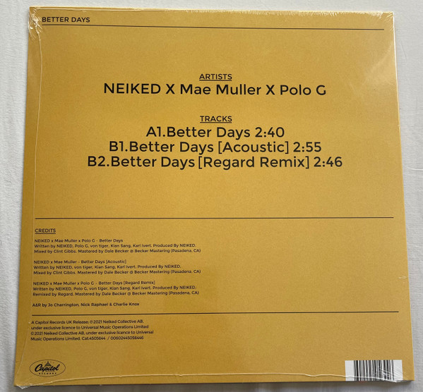 NEIKED, Mae Muller, Polo G-1