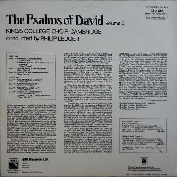 The King's College Choir Of Cambridge, Philip Ledger-1