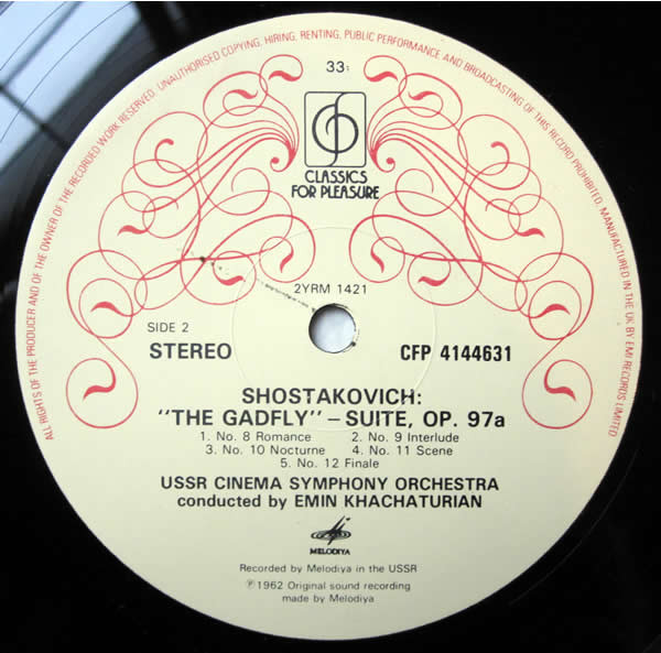 Dmitri Shostakovich - Эмин Хачатурян, Оркестр Кинематографии-3
