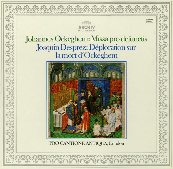 Johannes Ockeghem / Josquin Des Prés - Pro Cantione Antiqua-0