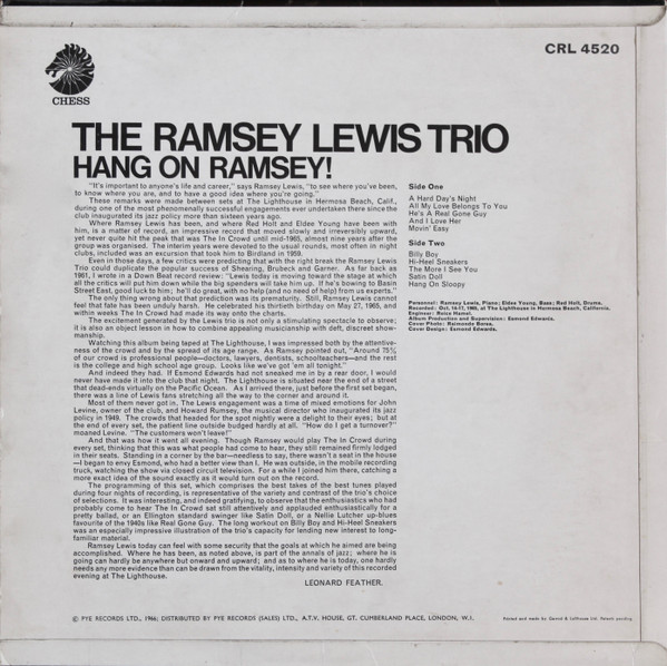 The Ramsey Lewis Trio-1