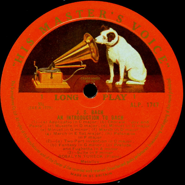 Johann Sebastian Bach, Rosalyn Tureck-2